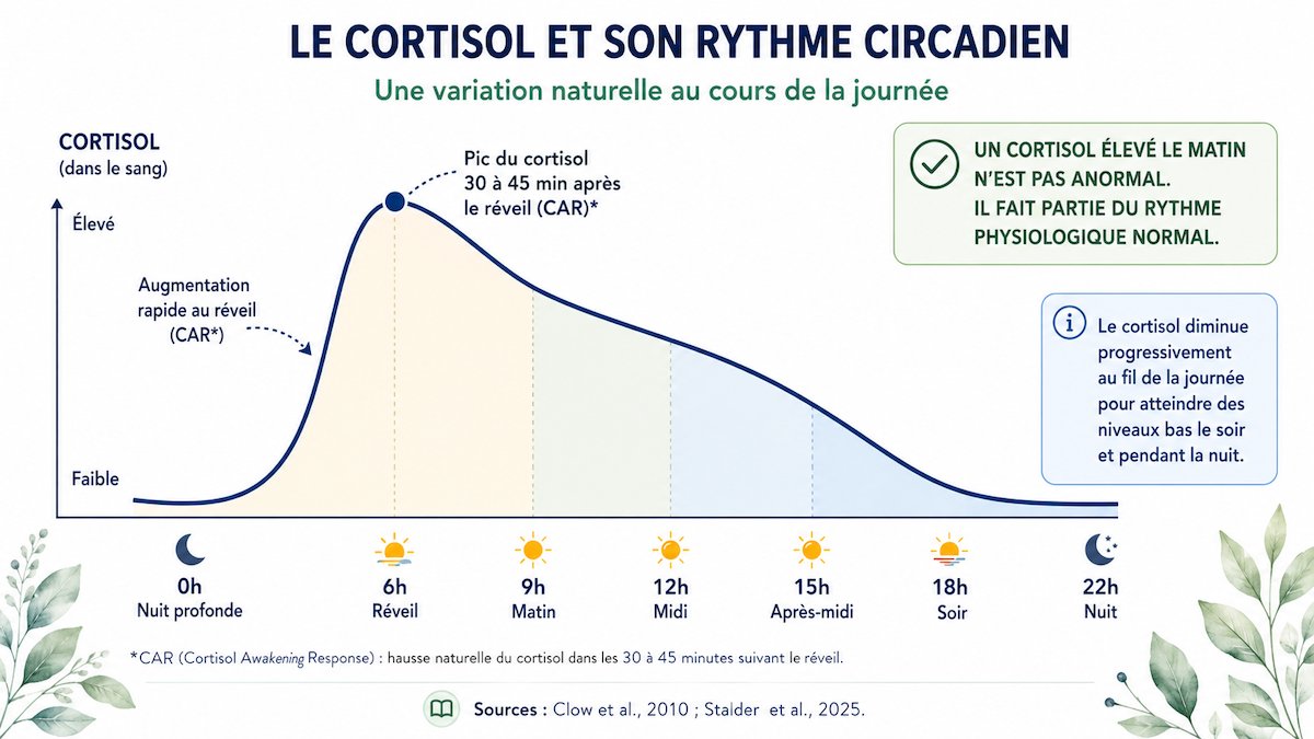 Le cortisol et son rythme circadien